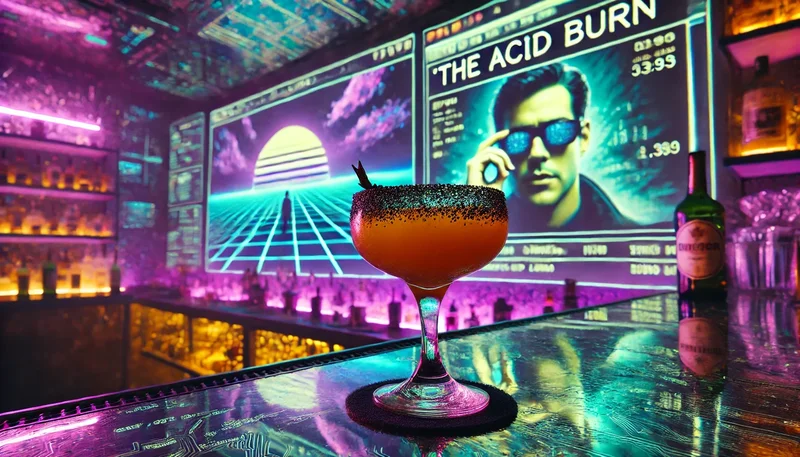 image from The Acid Burn: A Mezcal Margarita With a Hyper-Modern Twist