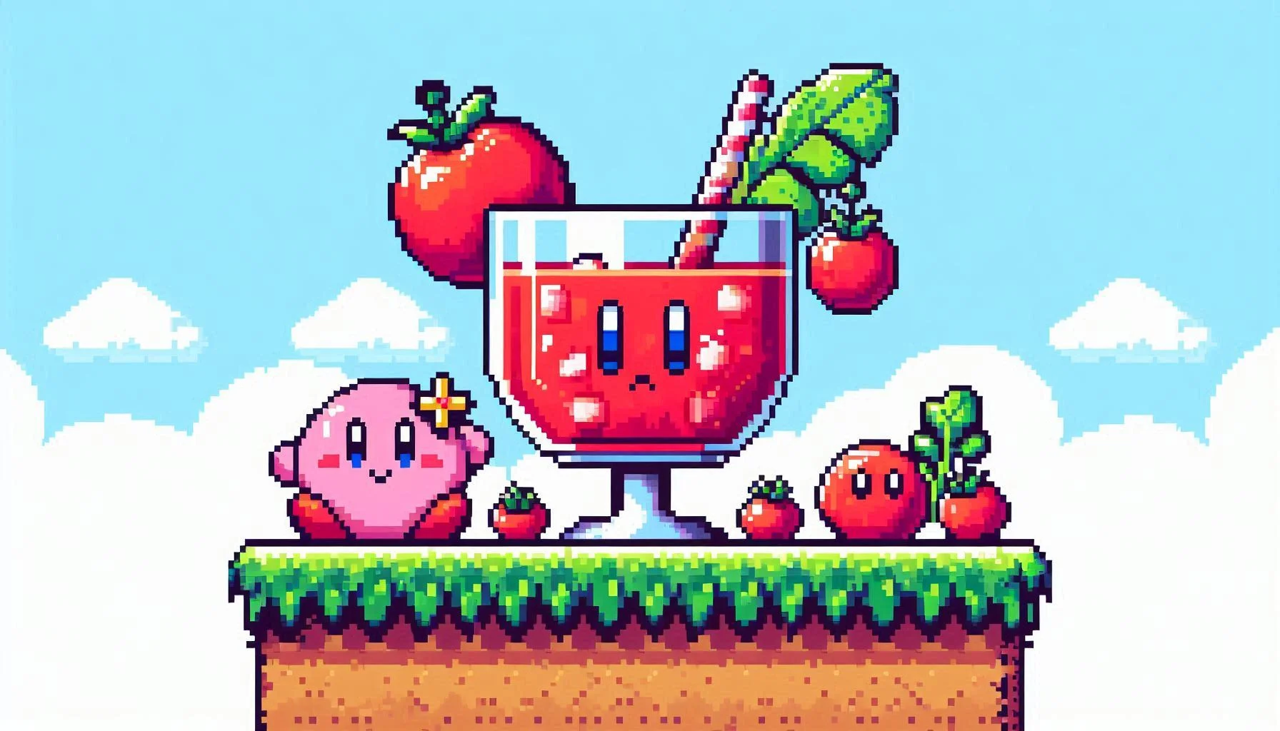 image from Bloody Max Tomato – A Kirby-Inspired Bloody Mary