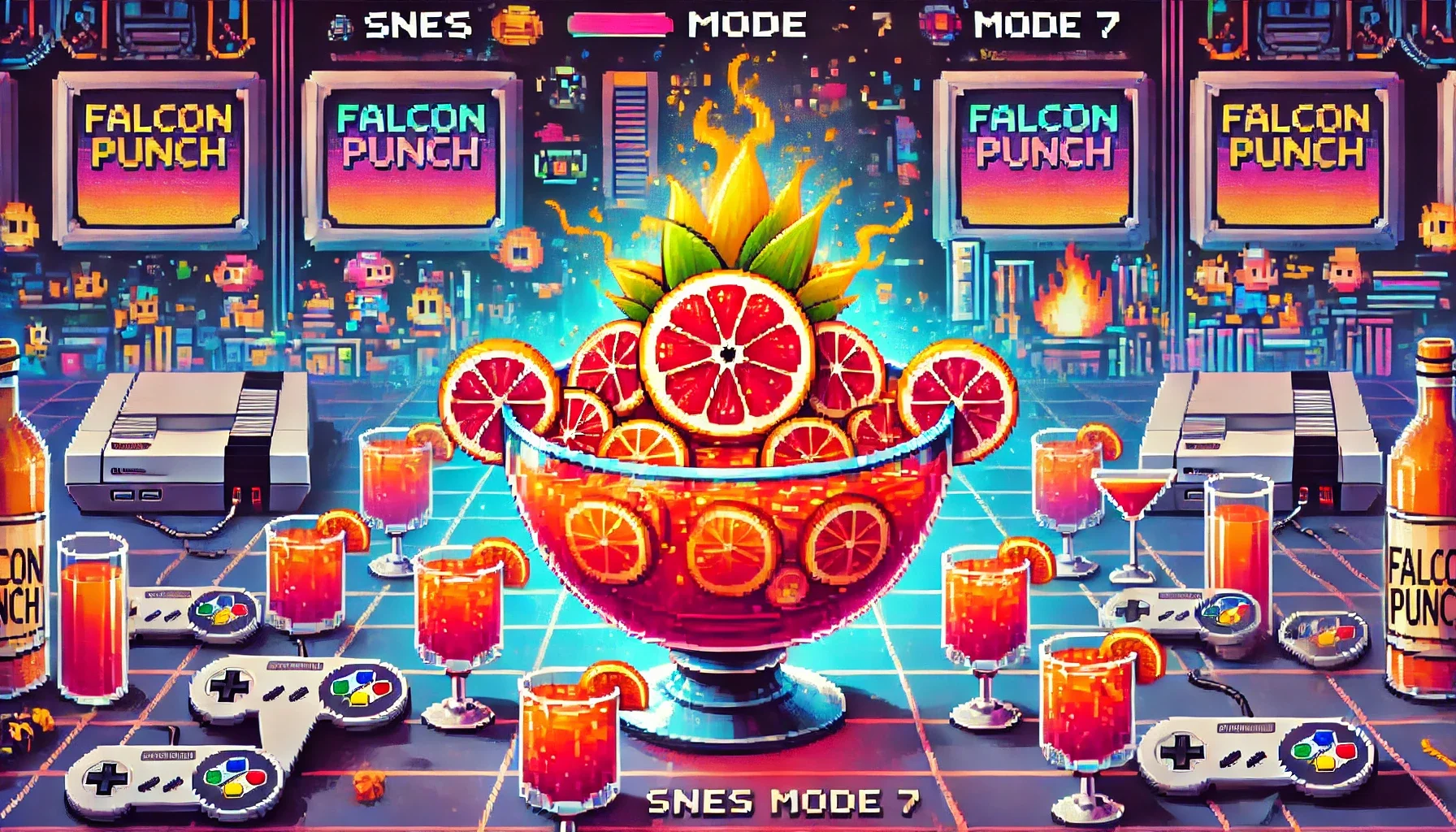 image from Falcon Punch: A Bold Punch Bowl for Gaming Gatherings