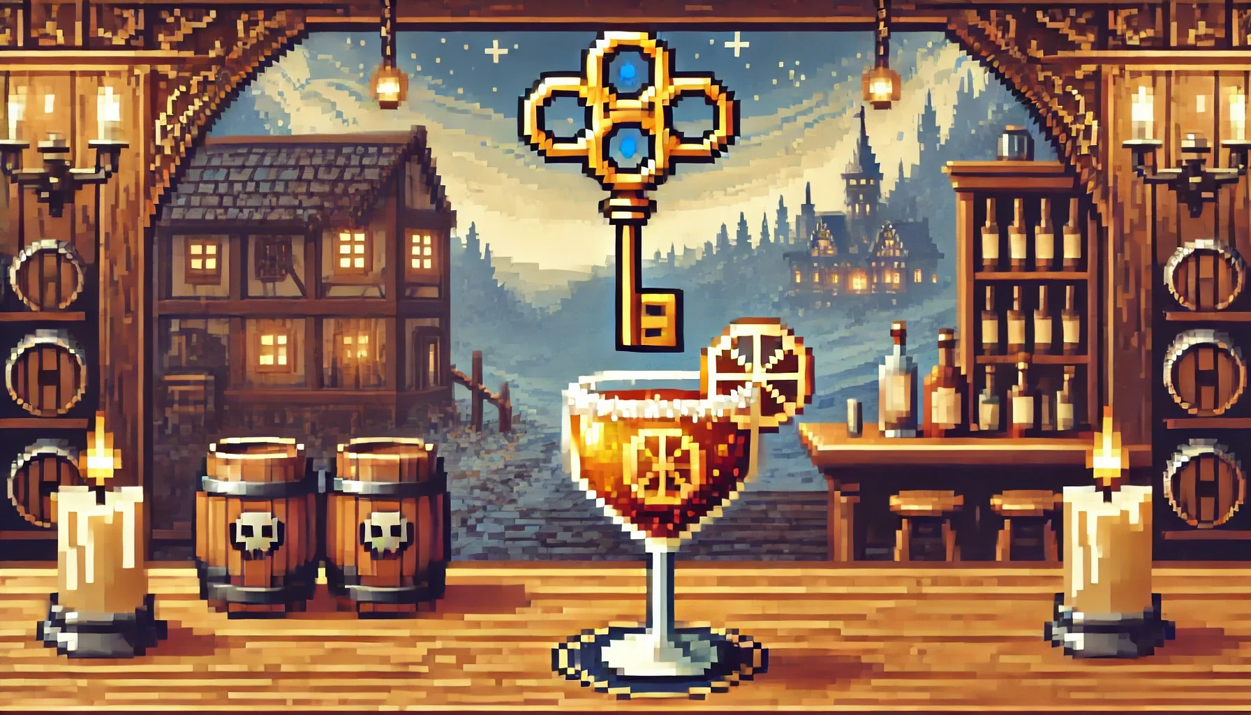 image from Keyblade Crusta: A Kingdom Hearts-Inspired Cocktail