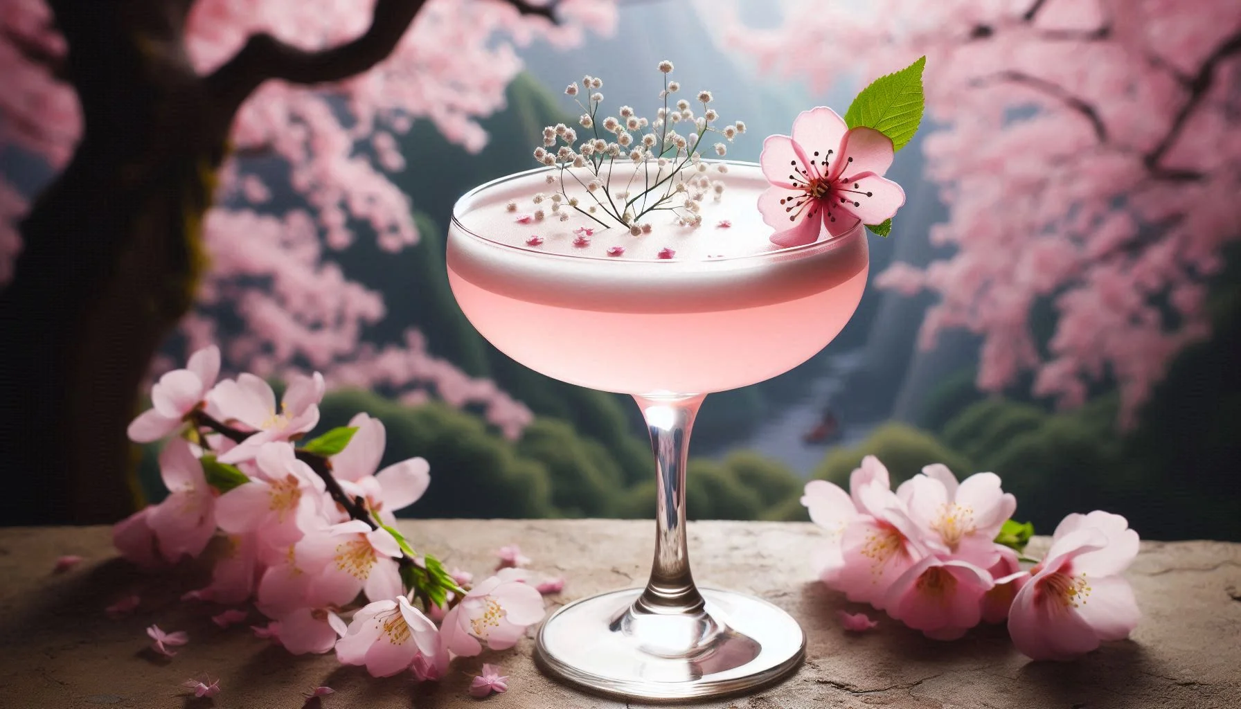 image from This Mulan-Themed Cocktail is Tranquil as the Forest but on Fire Within