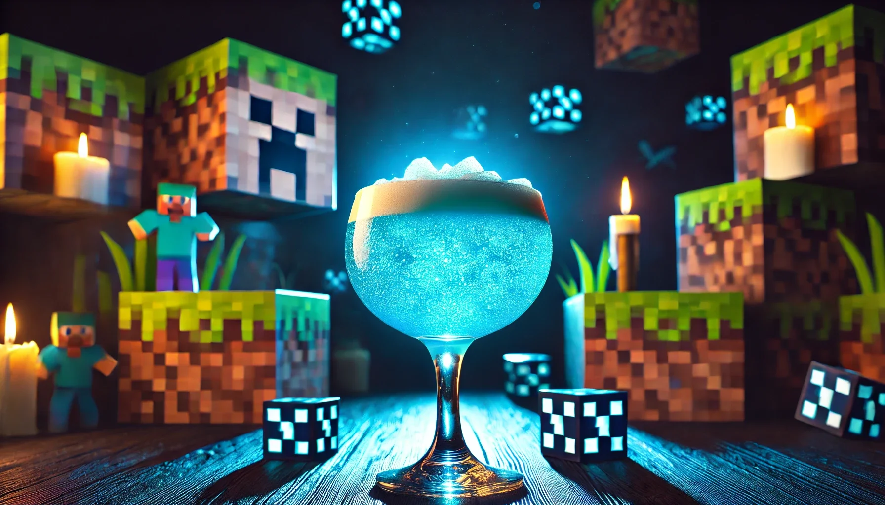 image from Potion of Night Vision: This Minecraft Cocktail Glows in the Dark