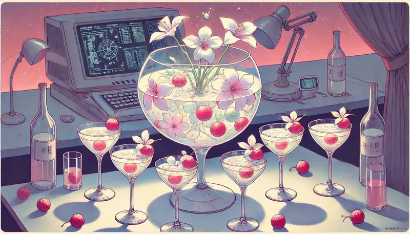 image from Protocol 7 Punch: A Cocktail Inspired by Serial Experiments Lain