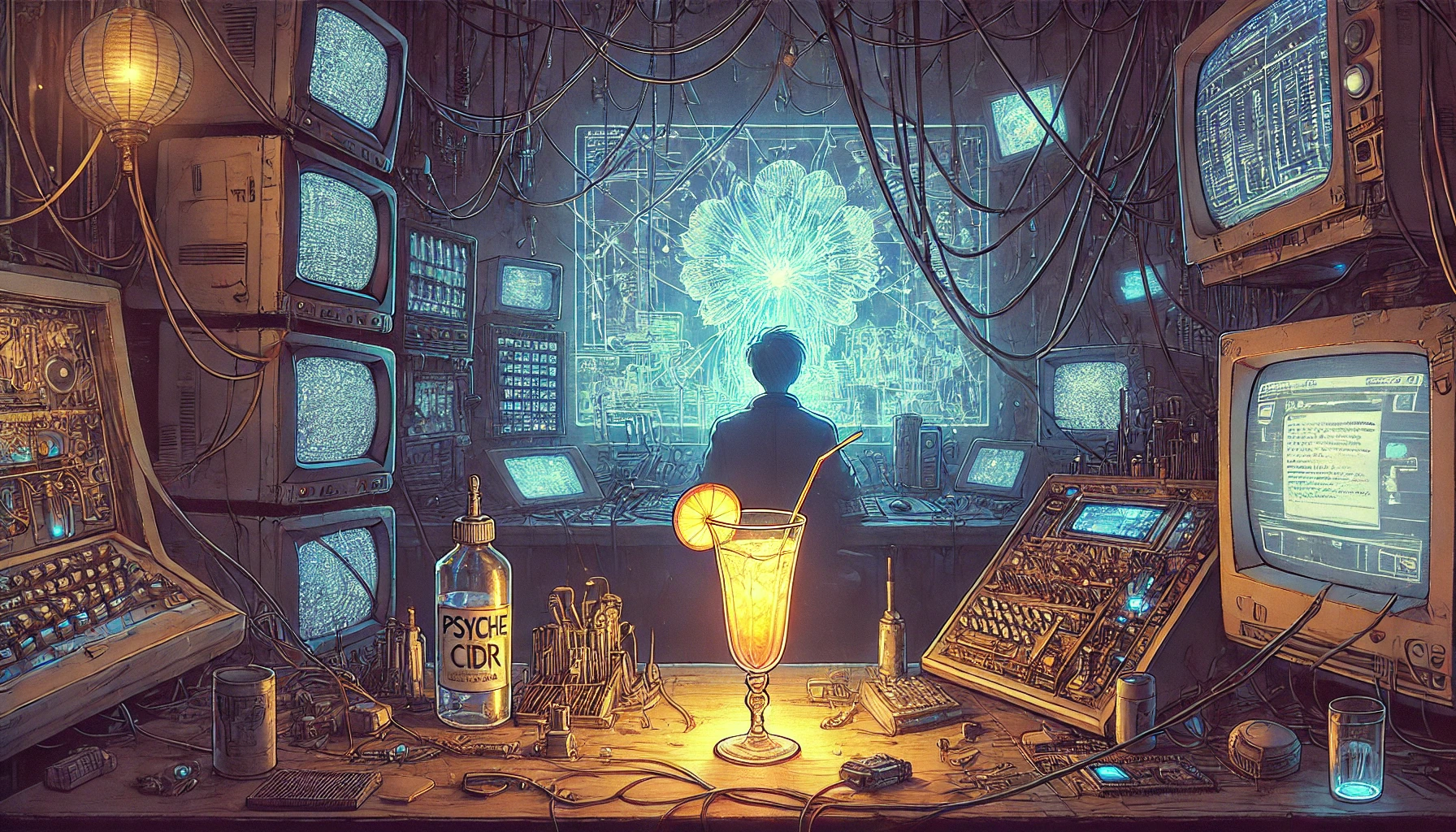 Psyche Cidr: A Serial Experiments Lain-Inspired Cocktail