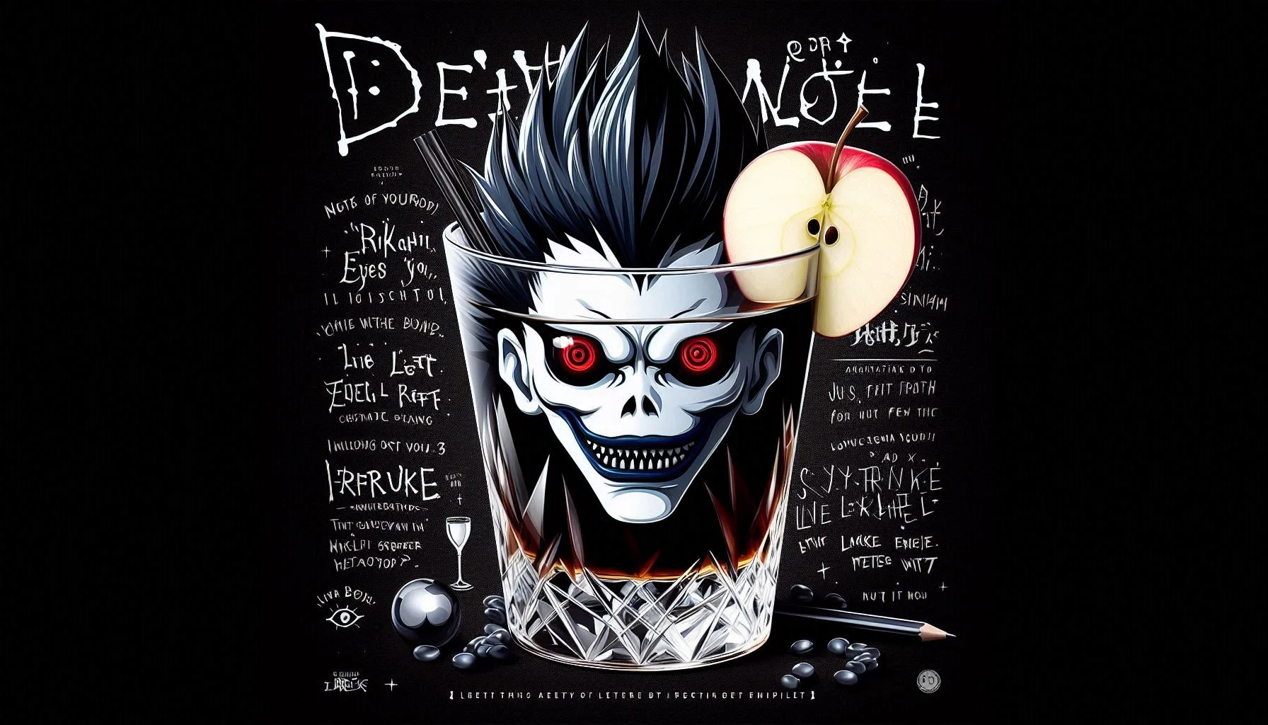 Shinigami Eyes: A Smoky Apple Mezcal Cocktail Inspired by Death Note