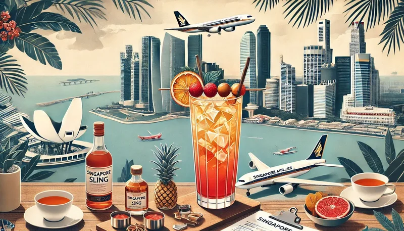 image from The Singapore Sling: A Taste of Luxury at 30,000 Feet