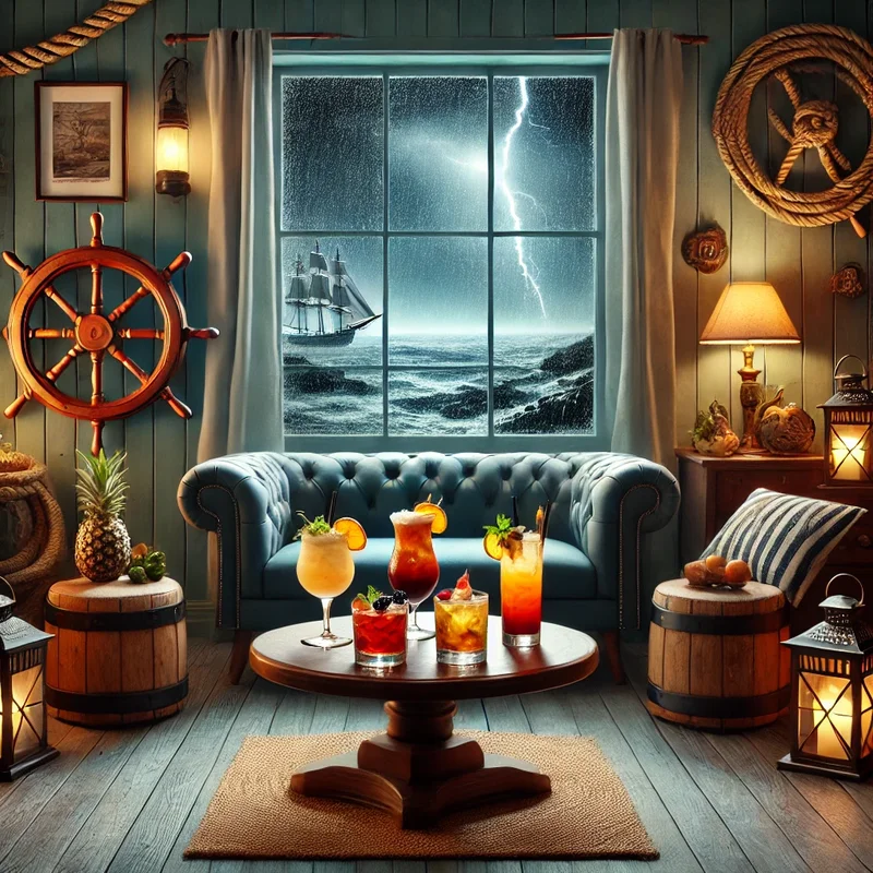 Stormy Night on the High Seas: A Nautical Cocktail Party
