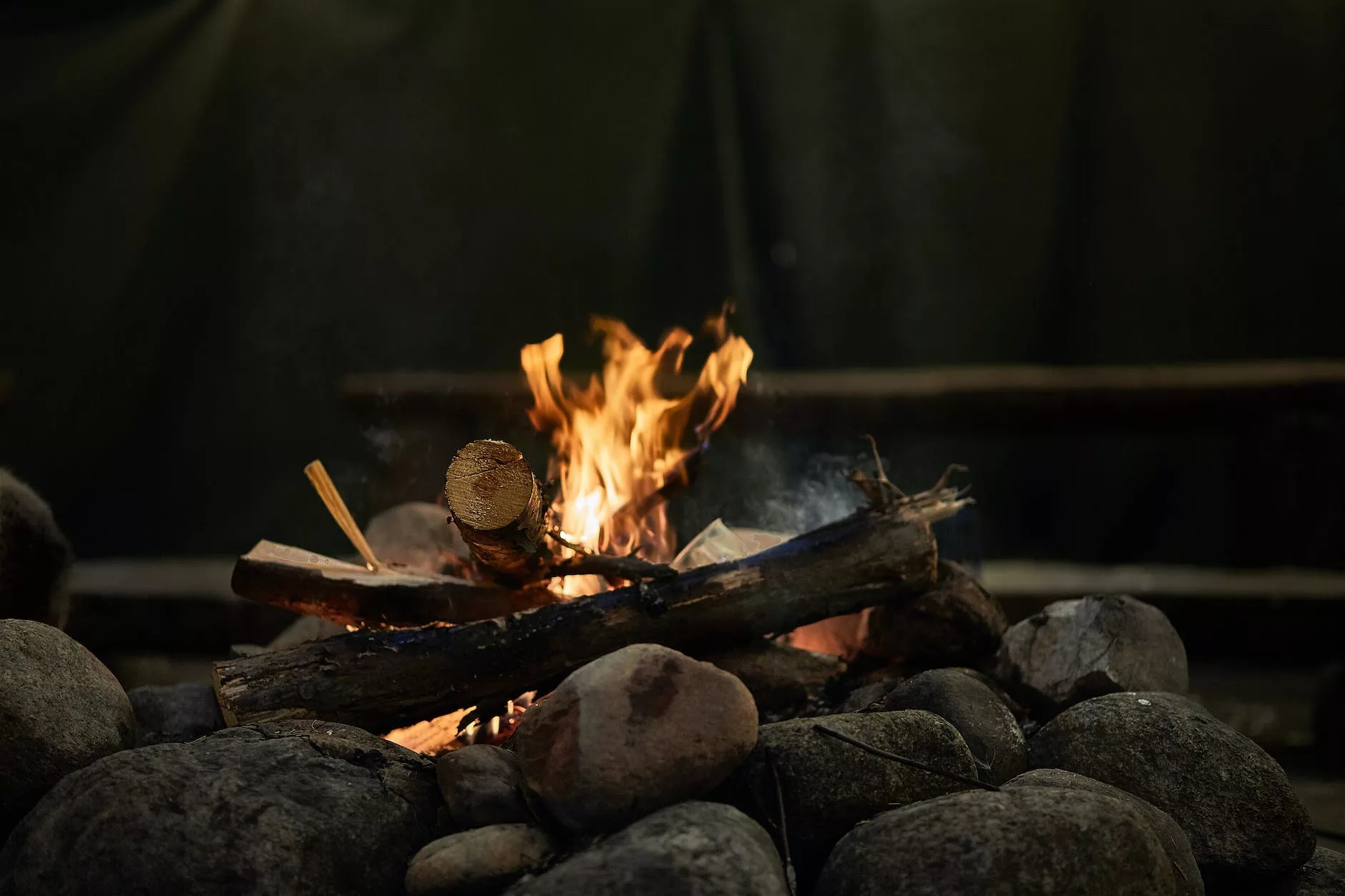 The Autumn Ember: A Campground in a Glass