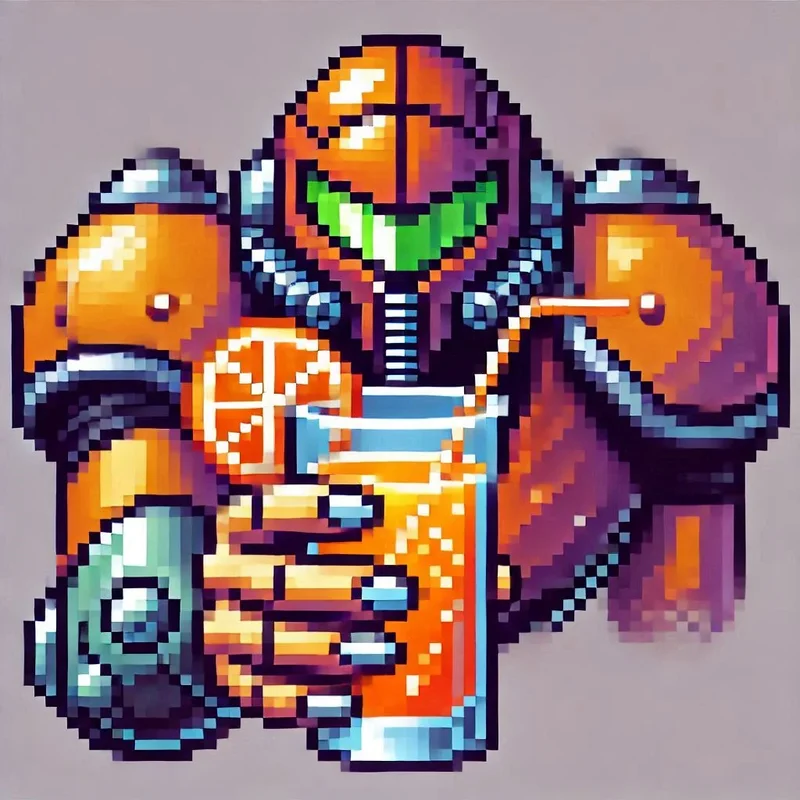 The Varia Suit Cooler in Samus&rsquo;s Hand